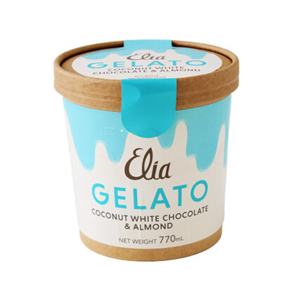 Coconut White chocolate & Almond Gelato