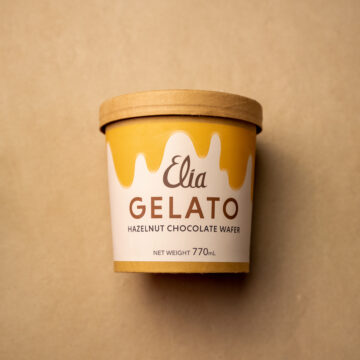 Hazelnut Chocolate and Wafer Gelato