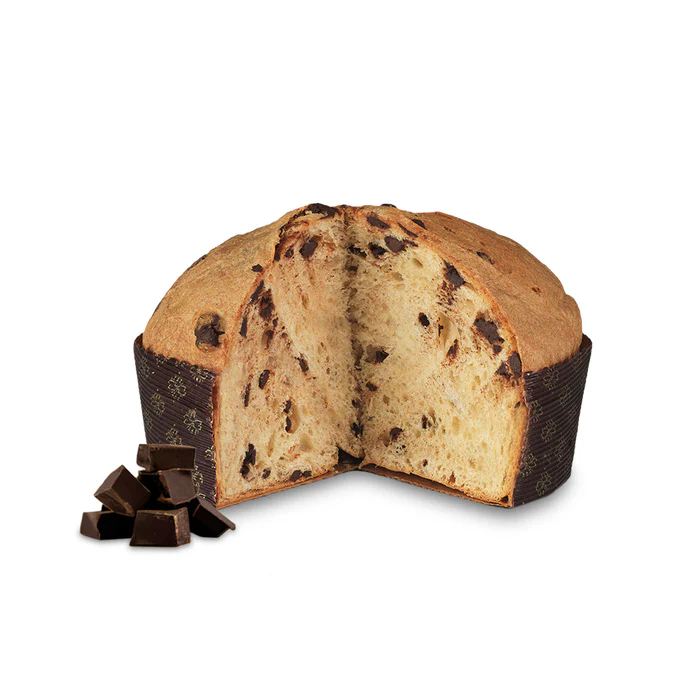 Fratelli Sicilia Panettone con Olio Extra Vergine di Oliva e Cubi di Cioccolato (Vegan) - Image 2