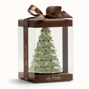 La Perla di Torino Salted Pistachio & White Chocolate Christmas Tree